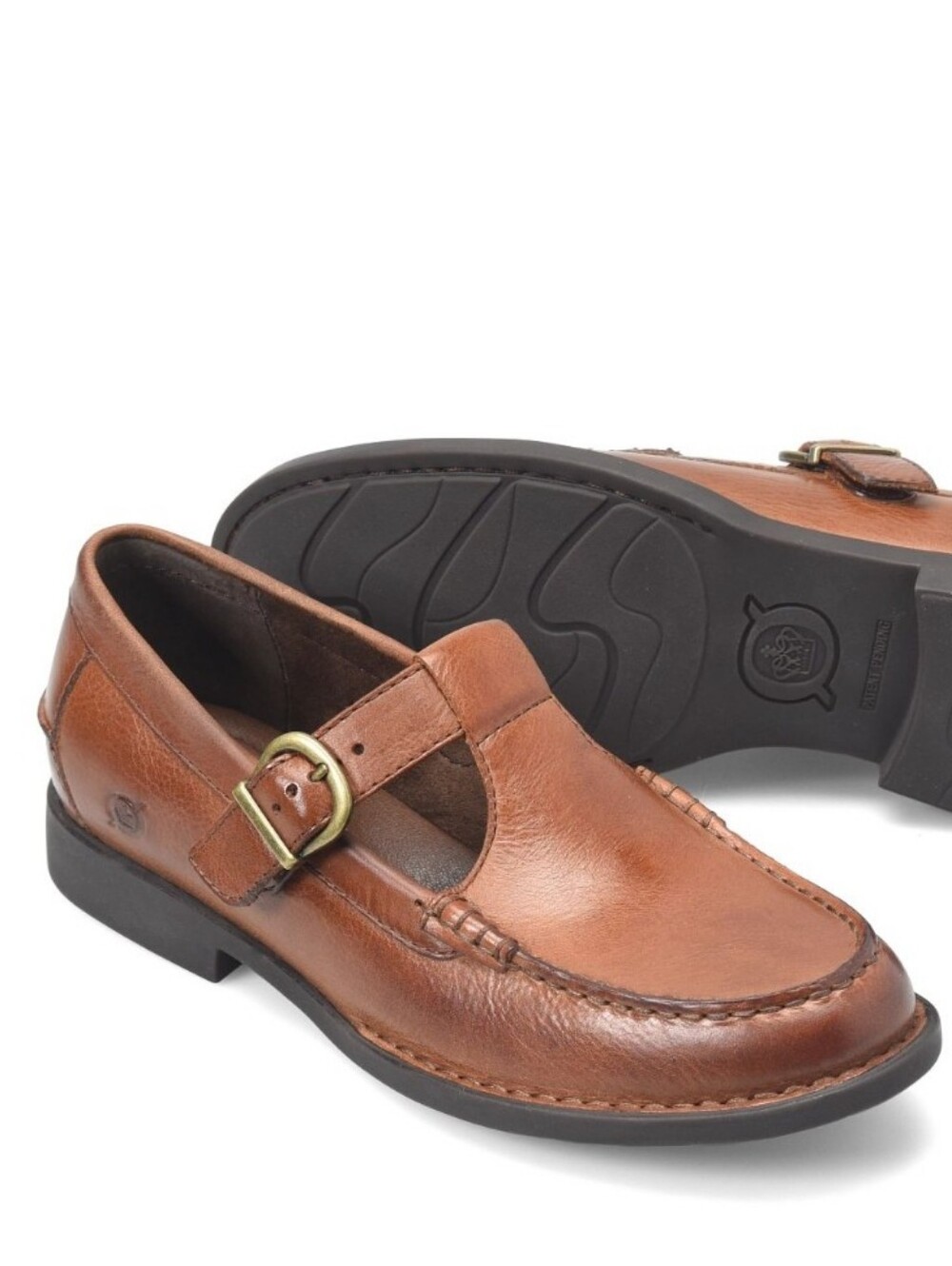 Born Women's Miki Leather Buckle Slip-On Loafers